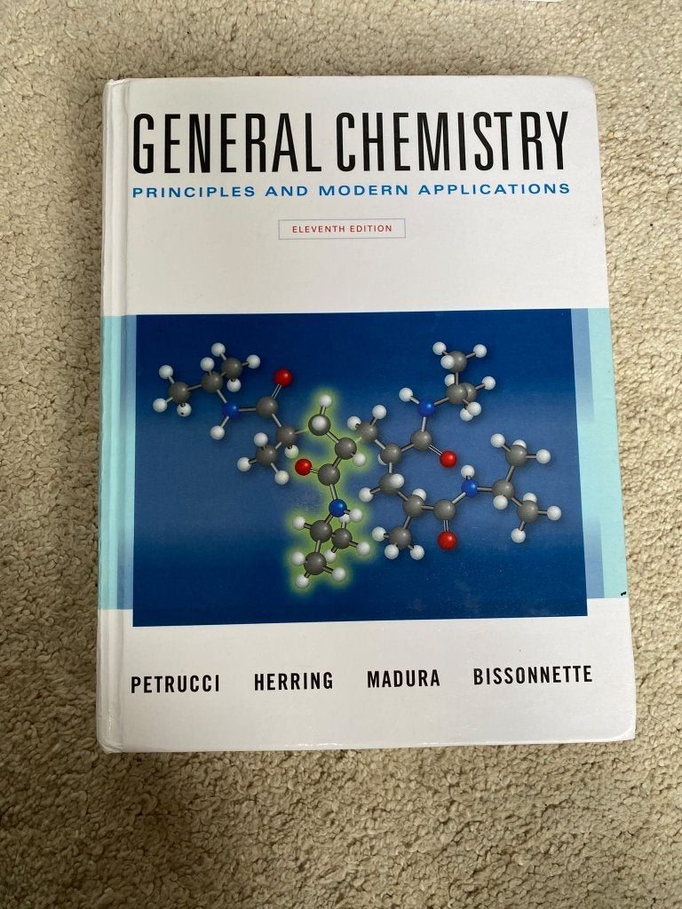 Petrucci General Chemistry 11e studieboek ISBN 9780132931281, Enlèvement ou Envoi, Bêta, Utilisé, Enseignement supérieur