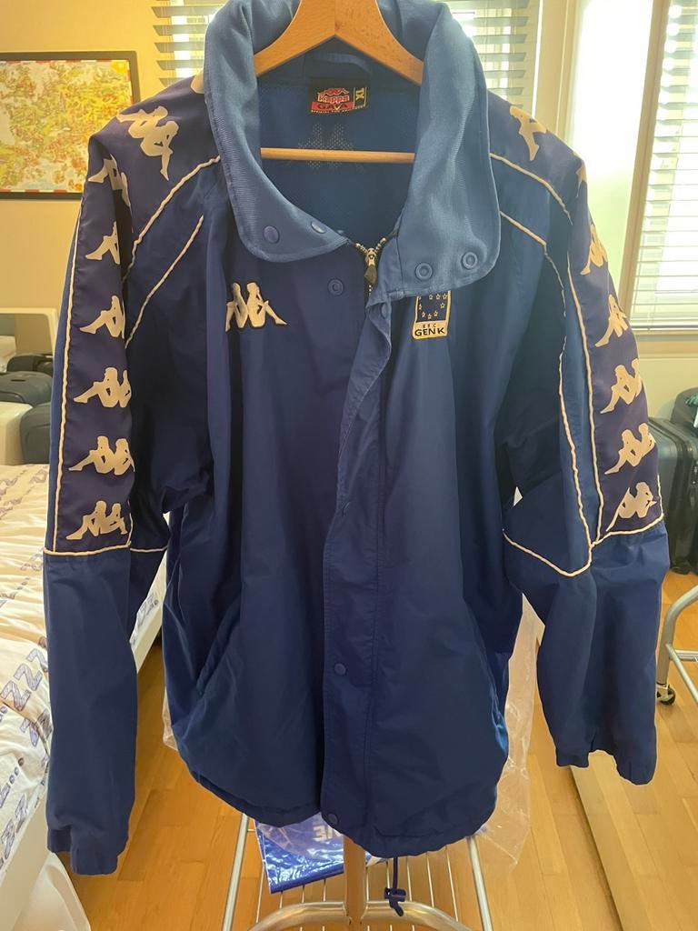 KRC Genk regenjas XL Kappa 1998, Ophalen, Zo goed als nieuw, Maat 56/58 (XL)