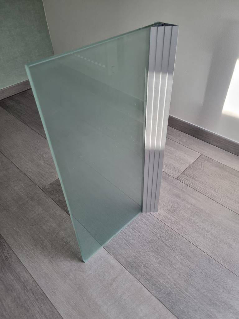 Etagere in glas, Ophalen