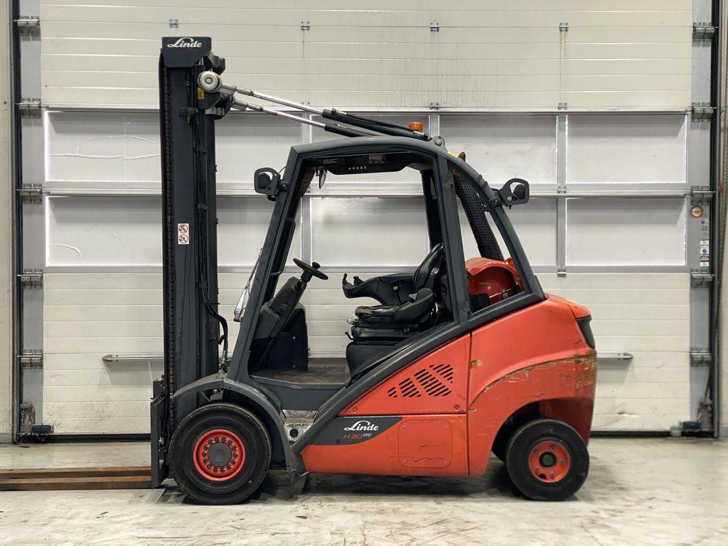 LINDE H30T-02, 3000 tot 4000 kg, LPG, Heftruck, LINDE