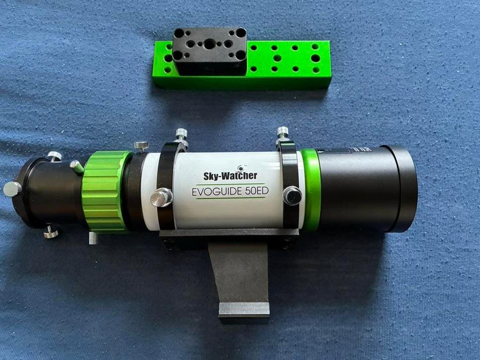 SkyWatcher Evoguide 50, TV, Hi-fi & Vidéo, Matériel d'optique | Télescopes, Enlèvement ou Envoi, Comme neuf, Moins de 80 mm, Télescope réfracteur (lentilles)
