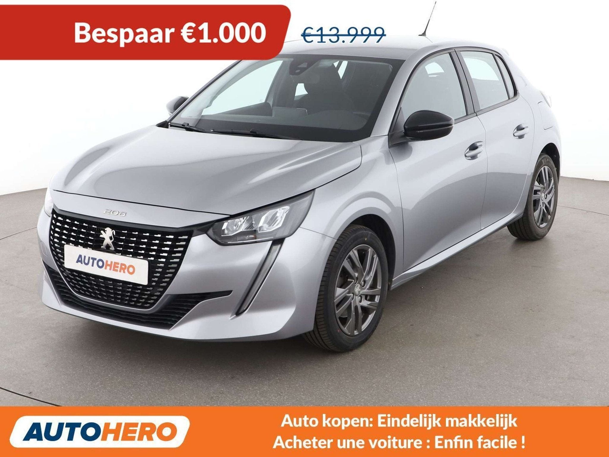 Peugeot 208 1.5 Blue-HDi Active Pack (bj 2022), Auto's, Voorwielaandrijving, 75 kW, Stof, Gebruikt