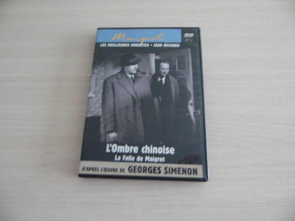 MAIGRET  L'OMBRE CHINOISE  ET LA FOLIE DE MAIGRET, CD & DVD, DVD | TV & Séries télévisées, Comme neuf, Autres genres, Tous les âges