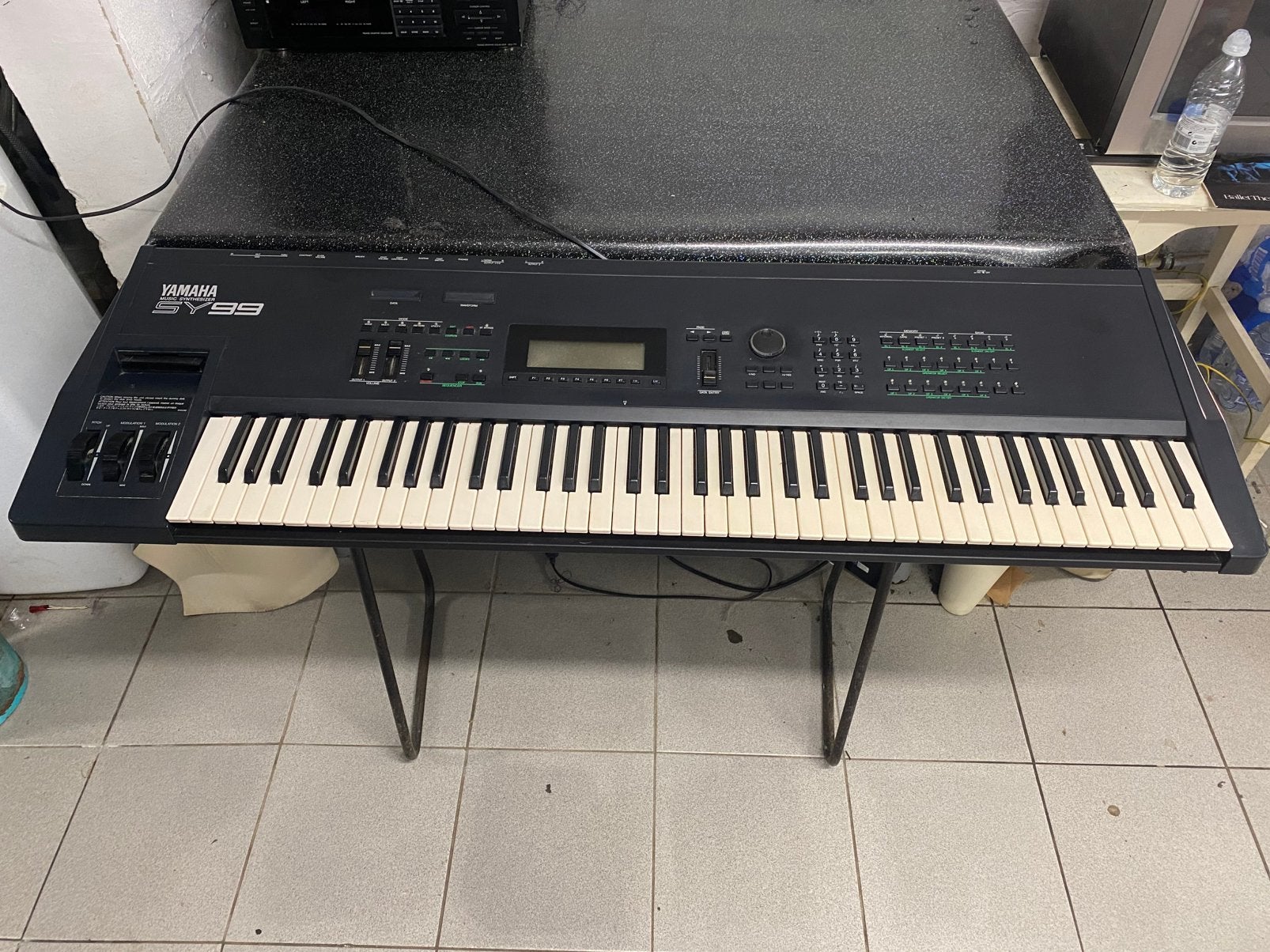 Yamaha SY99 – Synthétiseur Workstation Vintage, Musique & Instruments, Claviers, Enlèvement, Comme neuf, Yamaha