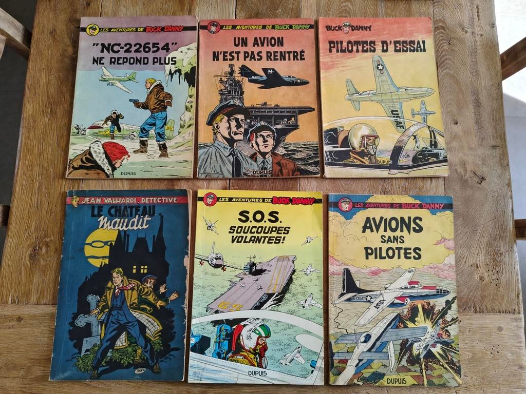 Strips Buck Danny eerste druks, Livres, Enlèvement