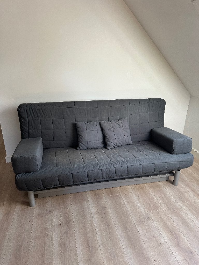 Slaapzetel ikea, Ophalen, Gebruikt, Blauw, Tweepersoons
