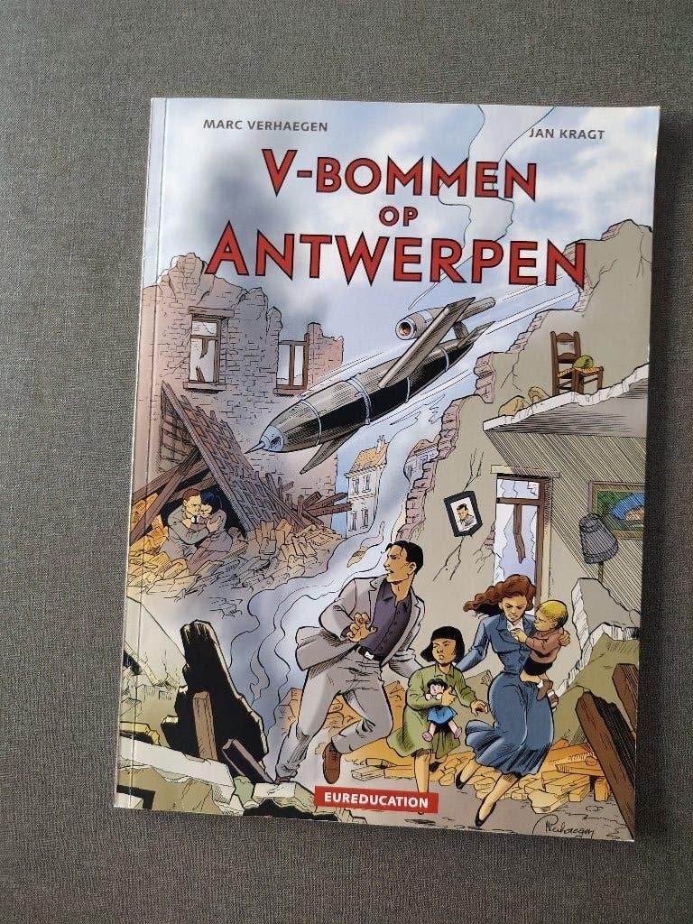 V - BOMMEN OP ANTWERPEN, Boeken, Tweede Wereldoorlog, Ophalen of Verzenden, Zo goed als nieuw, Algemeen