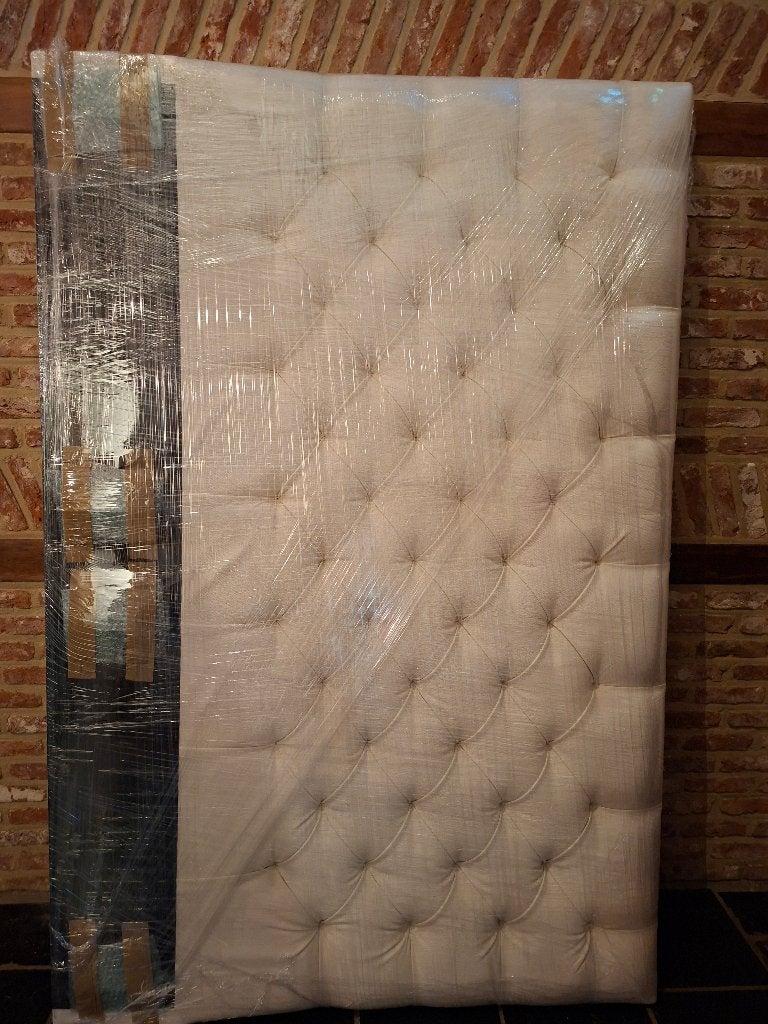 Bedwand Boxspring Versailles Sleeplife, Comme neuf, Enlèvement, 180 cm, Blanc