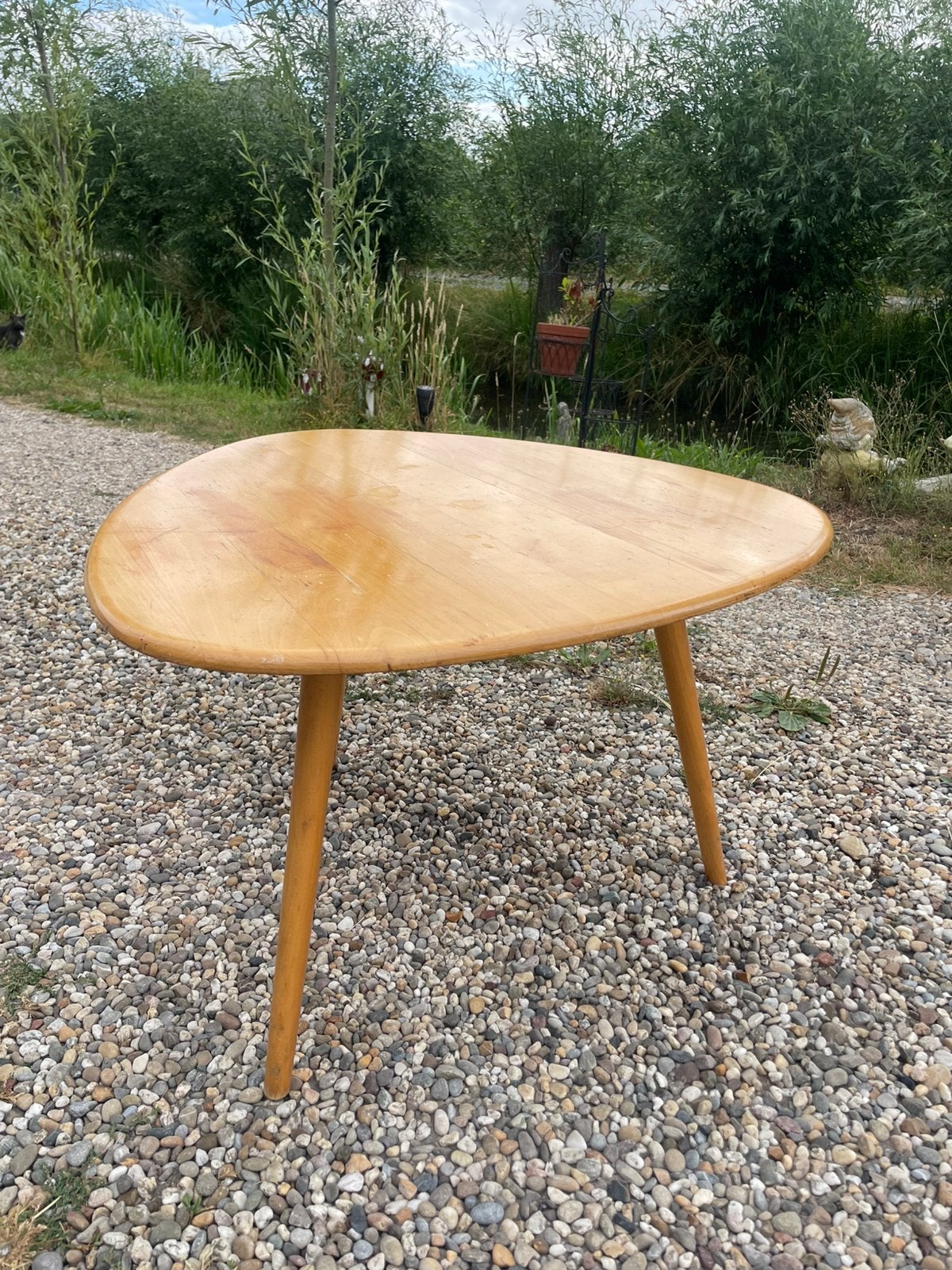 Table scandinave suédoise, danoise, originale vintage, rétro, Enlèvement, Comme neuf