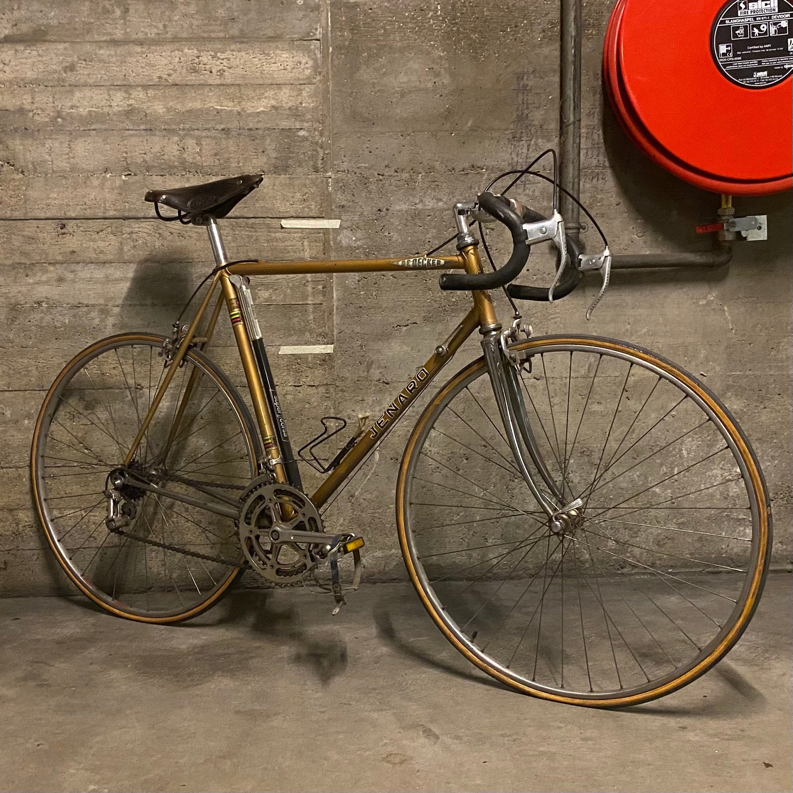 JENARO vintage racefiets | Campagnolo Equipment, Fietsen en Brommers, Ophalen, 28 inch, Gebruikt, Staal