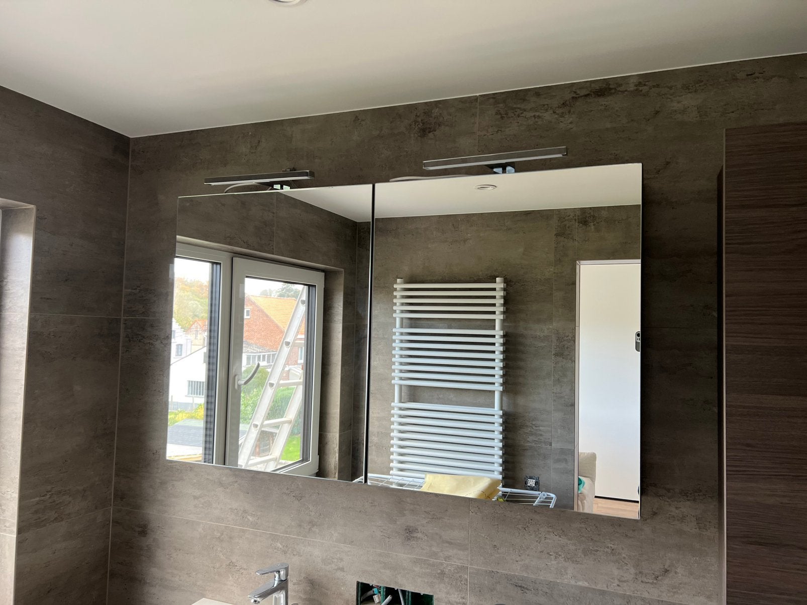 Armoire murale de salle de bain avec miroir, Enlèvement, Comme neuf