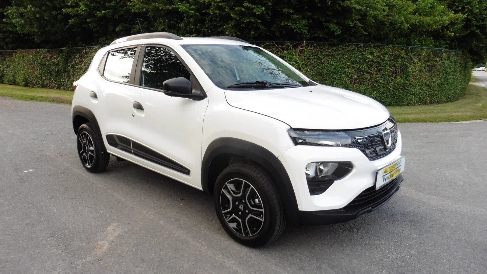Dacia Spring 1600 km! (bj 2022, automaat), Auto's, Automaat, Gebruikt, 33 kW, Leder
