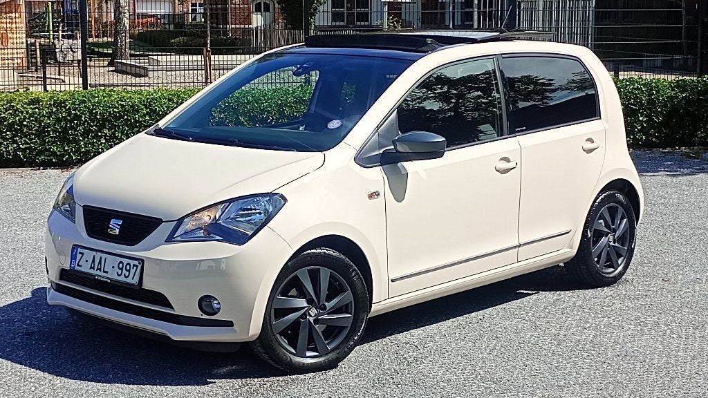 Seat Mii. Full option! Nieuwstaat..., Auto's, Seat, Voorwielaandrijving, Dealer onderhouden, USB, Beige