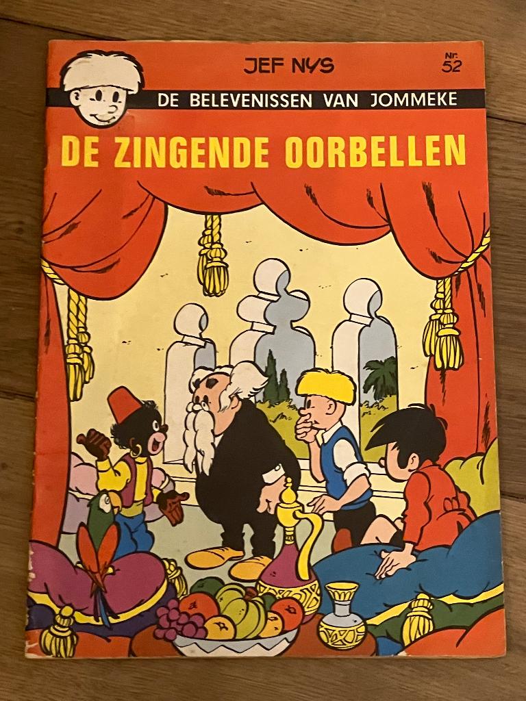 Jommeke - 52 - De zingende oorbellen, Eén stripboek, Ophalen of Verzenden, Gelezen, Jef Nys.
