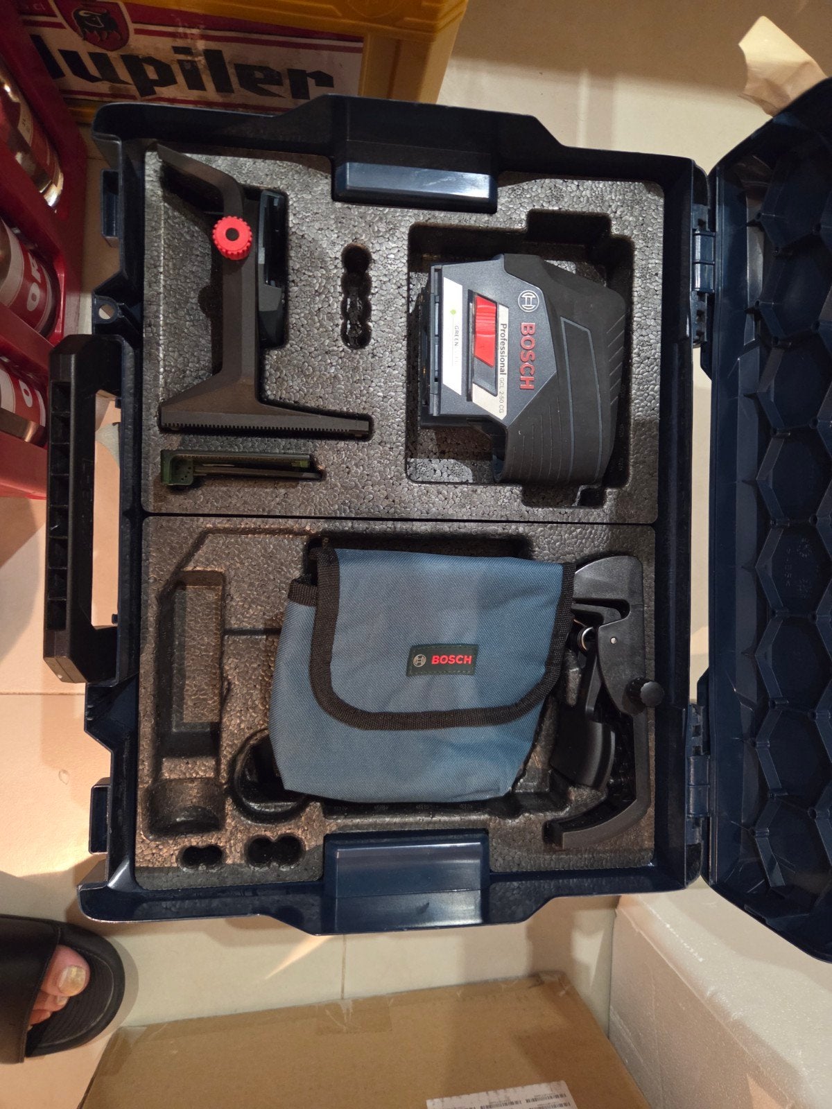 Bosch gcl 2-50 cg groene Kruislijn laser, Bricolage & Construction, Enlèvement