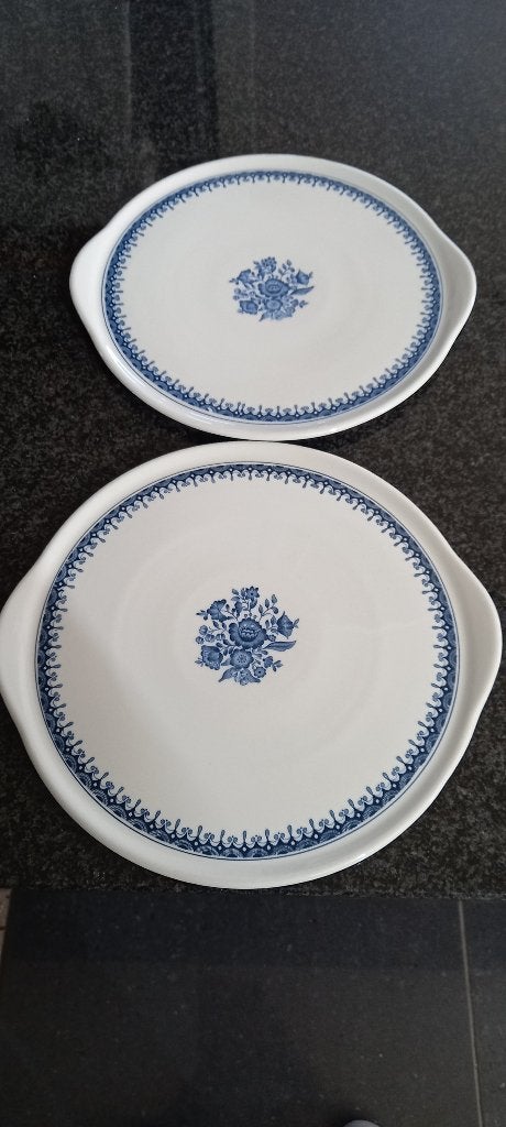 2 vintage taartschotels Royal Sphinx Maastricht, Ophalen of Verzenden, Zo goed als nieuw, Schaal of Schalen