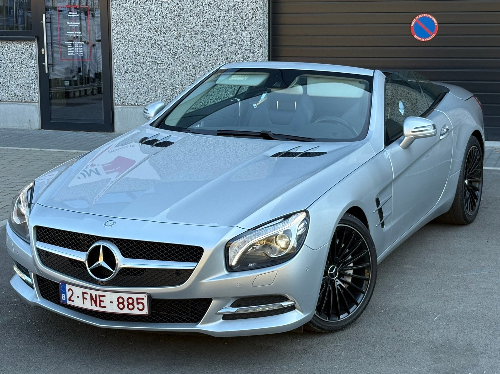 Mercedes sl350 roadster facelift nieuwstaat, Auto's, Automaat, Cabriolet, Particulier, 2 deurs