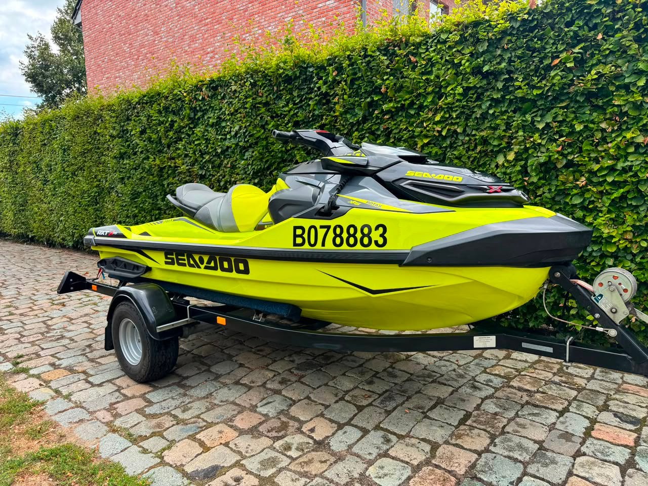 Seadoo RXT X RS 300 IBR full option 2018 trailer & afdekhoes, Watersport en Boten, Jetski's en Waterscooters, Ophalen, Zo goed als nieuw