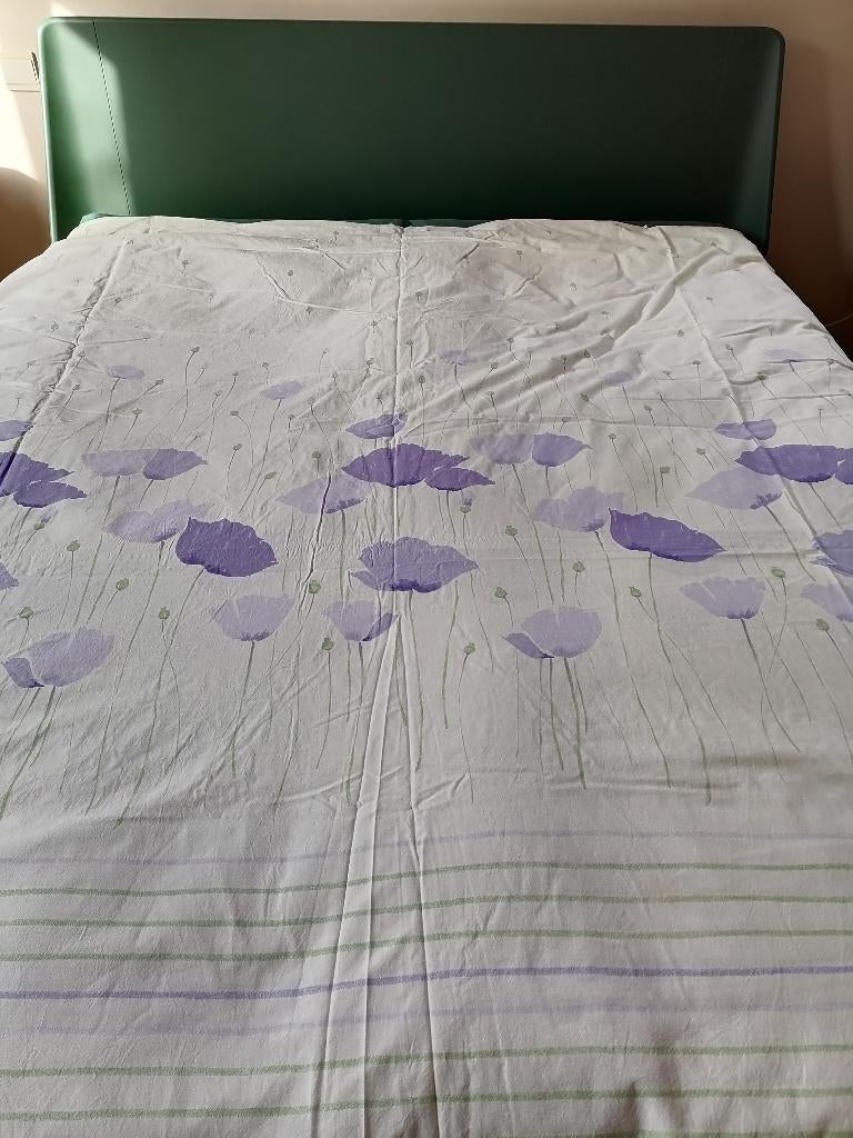 Housse de couette 200 x 220cm, Enlèvement, Comme neuf, Beige, Housse de couette