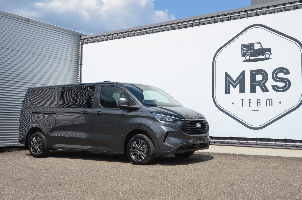 Ford Transit Custom- Limited- Dubbelcab-ACC-Nieuw- 39500+BTW, Argent ou Gris, Achat, 6 portes, Euro 6