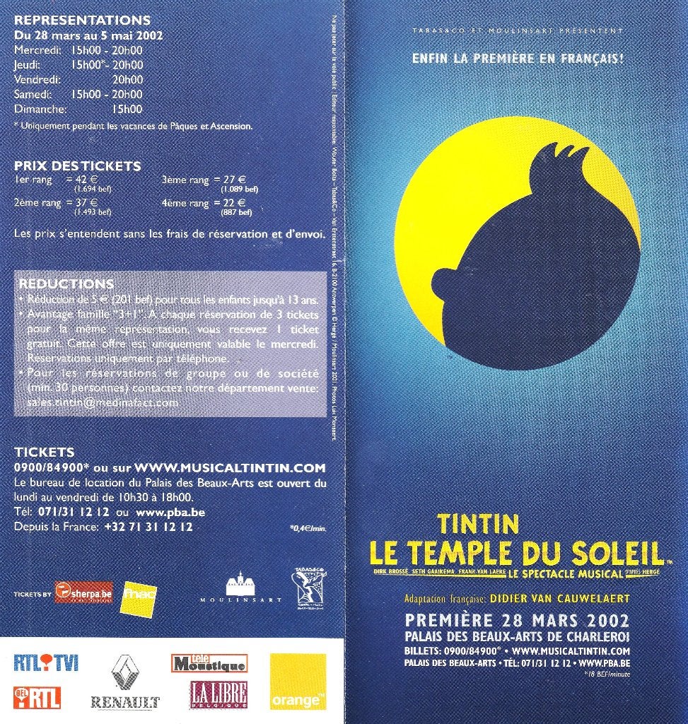 Tintin, Enlèvement ou Envoi, Neuf, Autres sujets/thèmes