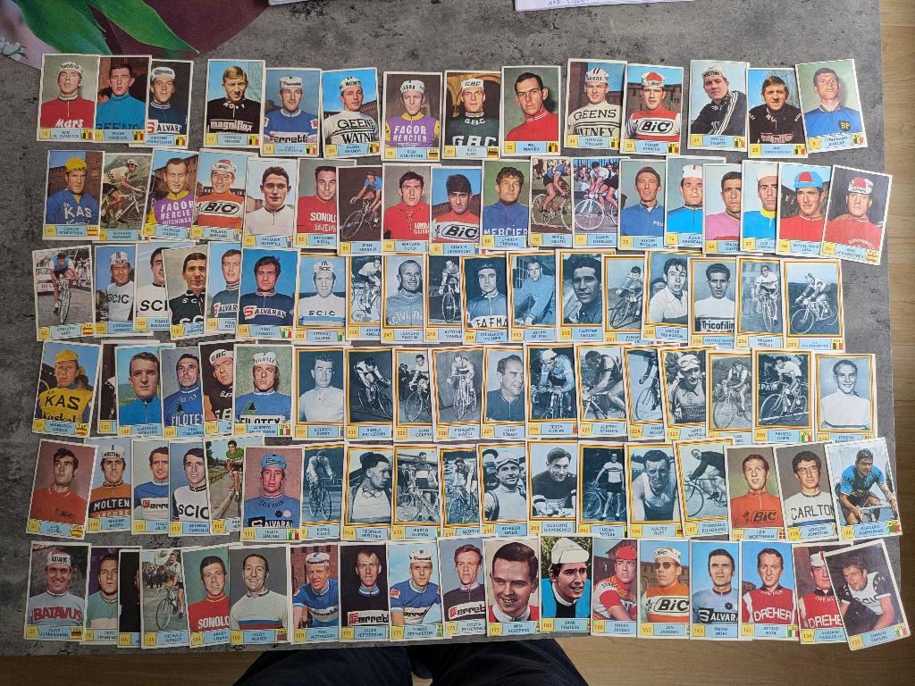 PANINI stickers SPRINT 71 WIELRENNERS ANNO 1971 104X, Ophalen of Verzenden, Zo goed als nieuw