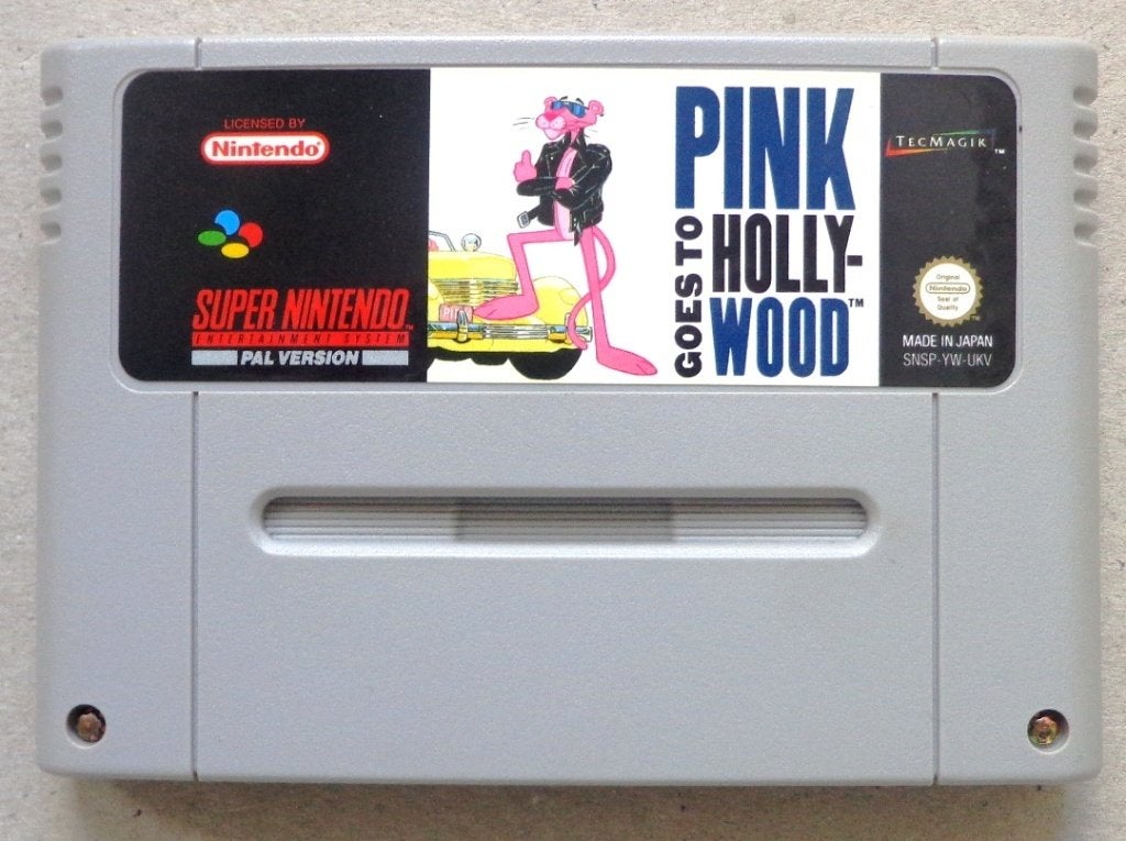 Pink Panter goes to Hollywood voor Europese Super Nintendo, Ophalen of Verzenden, Gebruikt