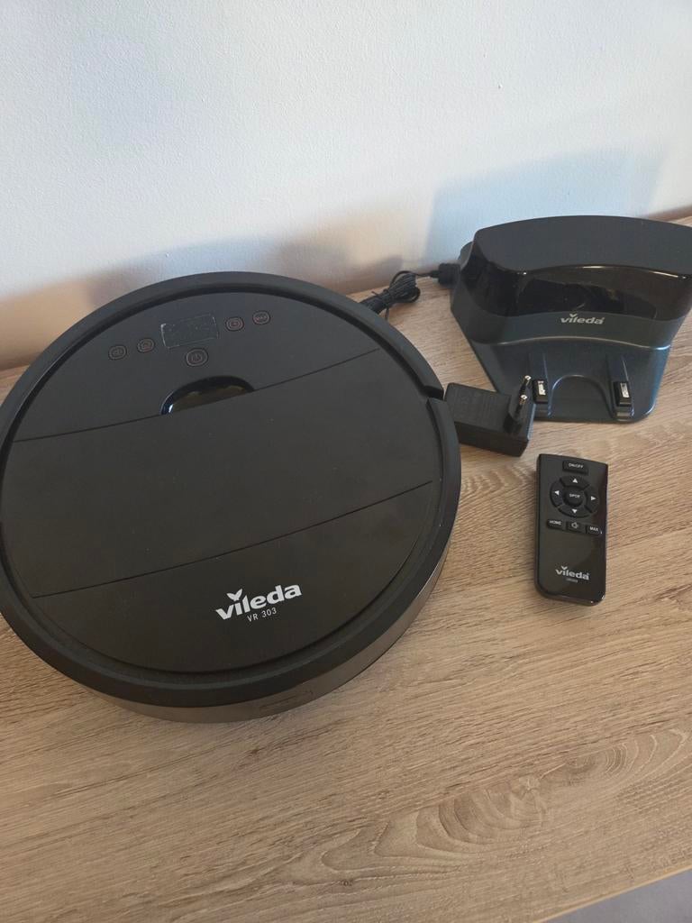 Vileda robotstofzuiger, 2x gebruikt., Electroménager, Enlèvement, Aspirateur robot