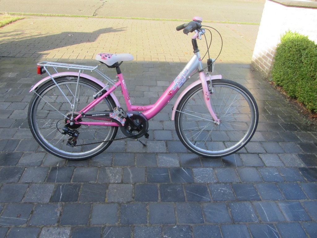 meisjesfiets  24 insch, Frein à main, Enlèvement, Utilisé, Frein sur jante