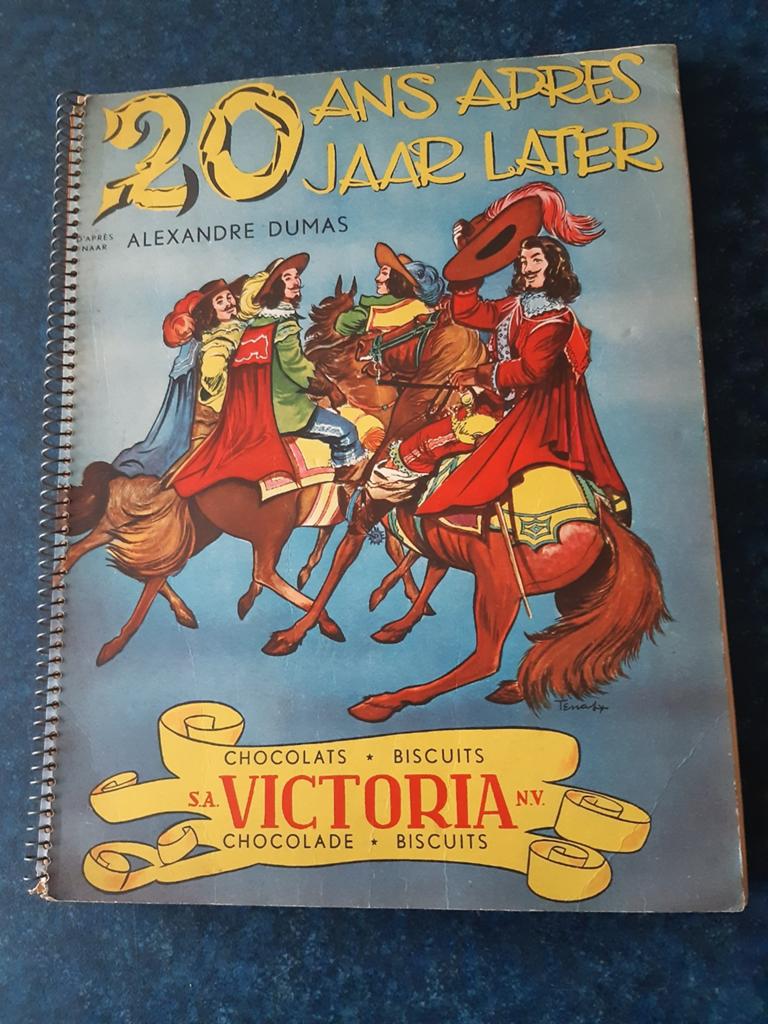 Victoria chocolade,  20 jaar later, naar Alexandre Dumas, Livres, Enlèvement, Utilisé, Alexandre Dumas, Album d'images