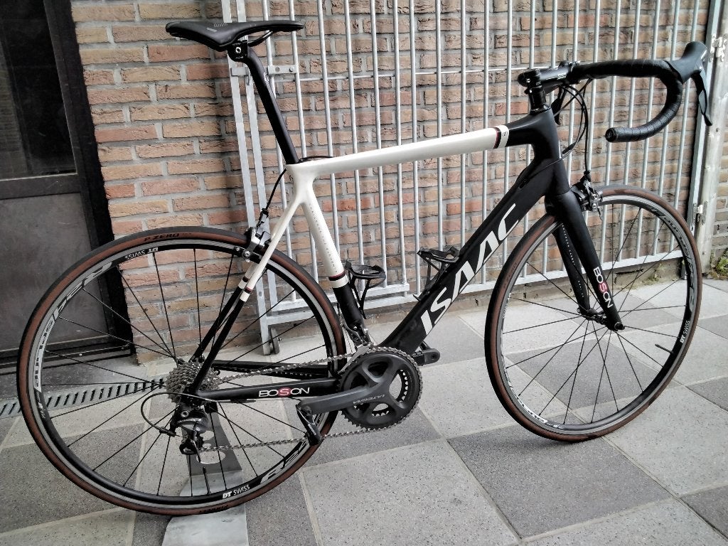 Isaac Boson racefiets, Fietsen en Brommers, Fietsen | Racefietsen, 28 inch, Carbon, Zo goed als nieuw, 57 tot 61 cm