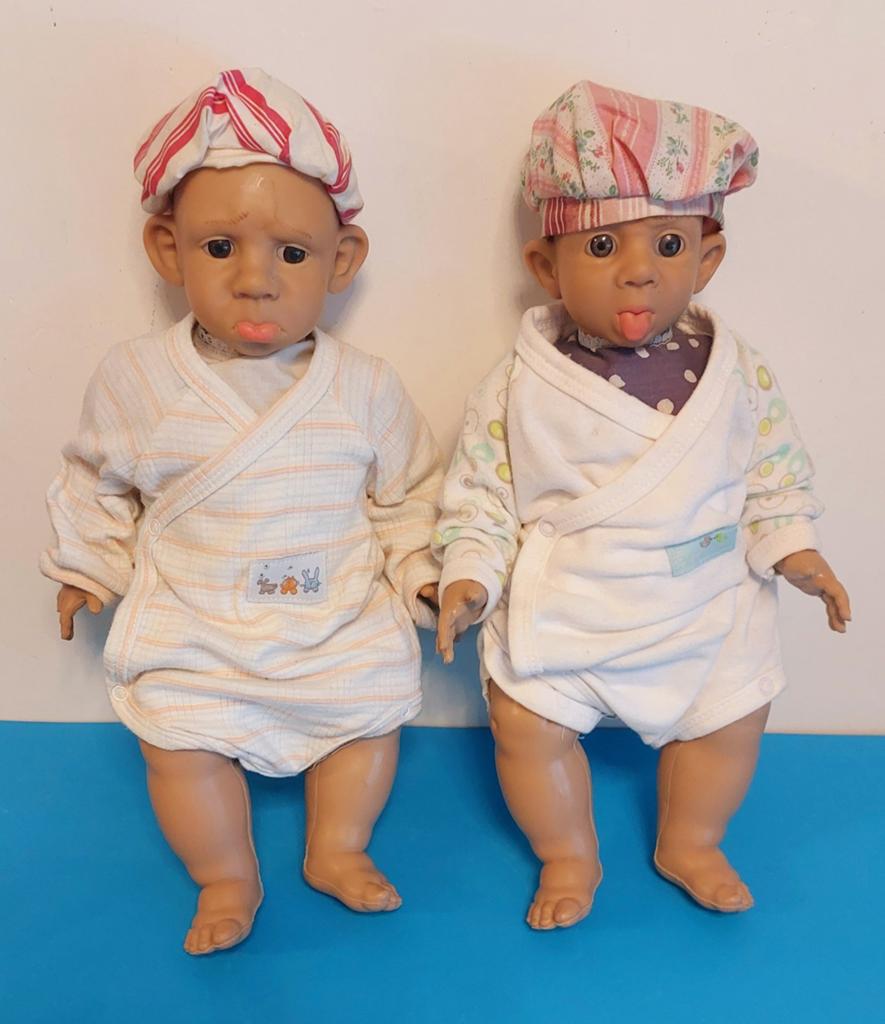 Poppen met Spaanse expressie 1990, Ophalen of Verzenden, Gebruikt, Pop