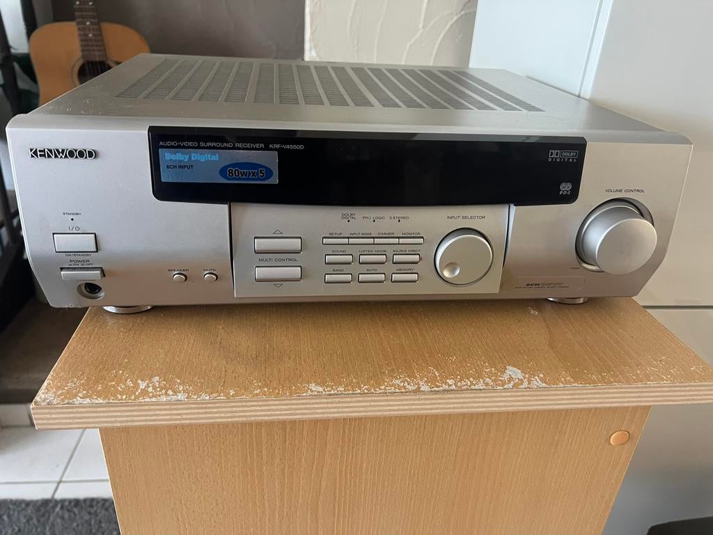 Kenwood 80w x5 dolby digitale versterker + subwoofer, Ophalen, Zo goed als nieuw