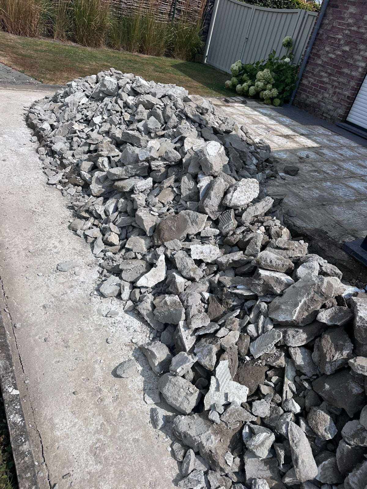 Décombres en pierre pure gratuits, Jardin & Terrasse, Gravier, Rochers & Caillasse, Enlèvement, Comme neuf