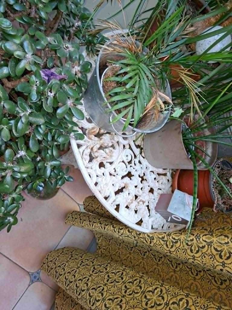 table jardin en fonde, Tuin en Terras, Tuintafels, Ophalen, Gebruikt, Rond, Overige materialen