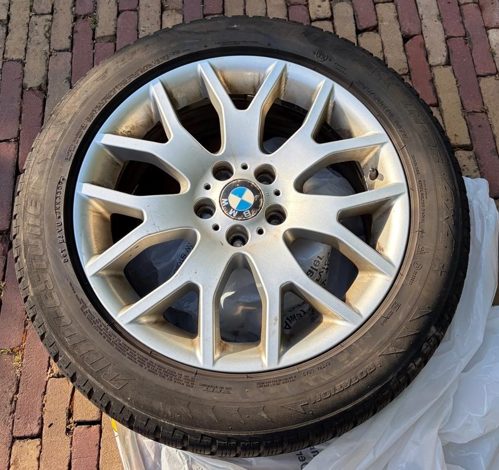 BMW Bridgestone 19" Winter banden 255/50R19 RFT, Gebruikt, 255 mm, Winterbanden, Band(en)