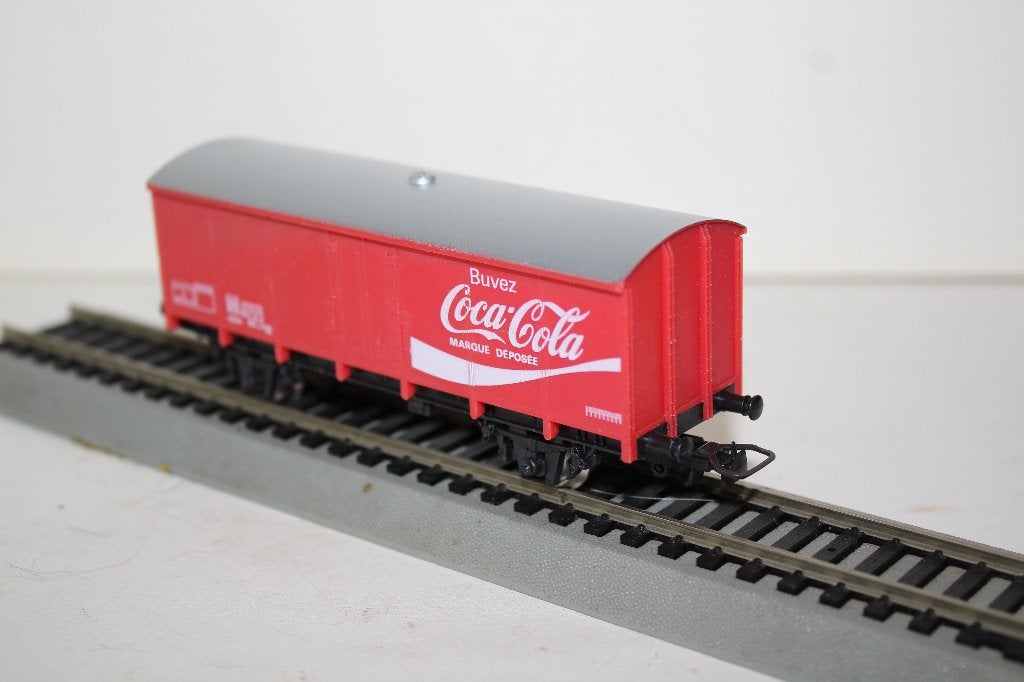 jouef ho  coca cola wagen, Gebruikt, Gelijkstroom, Jouef, Wagon