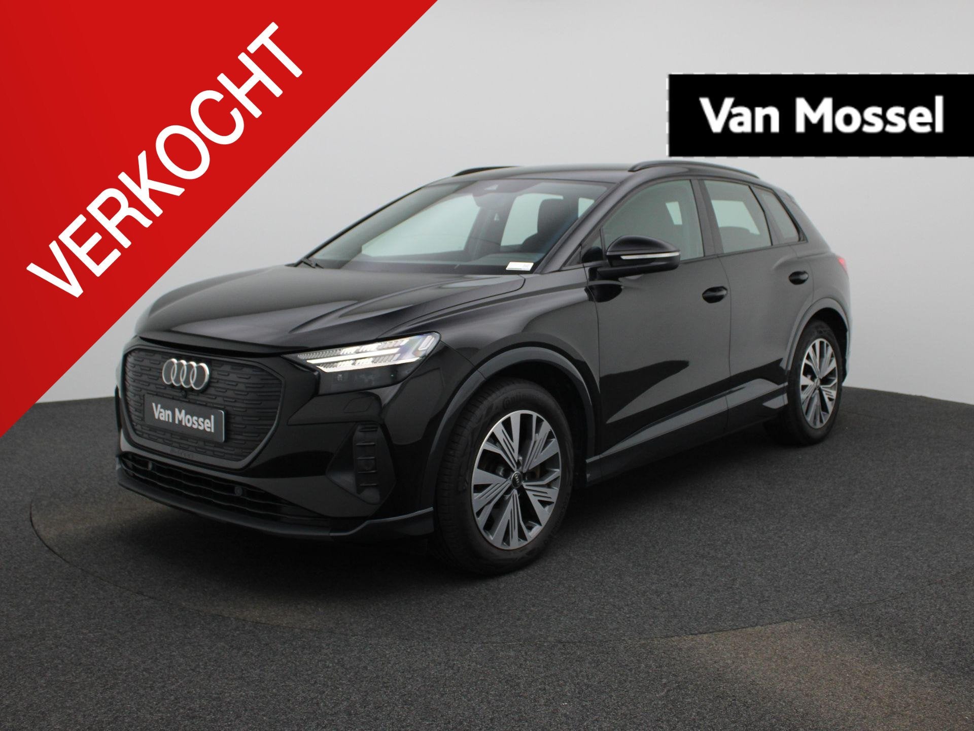 Audi Q4 e-tron 40 Launch edition Advanced 77 kWh NAVI | LED, Auto's, Automaat, Gebruikt, Zwart, https://public.car-pass.be/vhr/79f8a48d-57fc-4247-b7b2-ec2f6ddf21d3