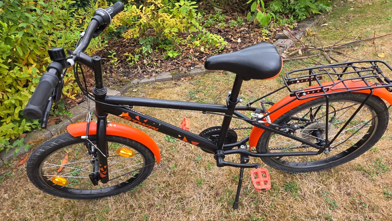20 inch kinderfiets, Ophalen