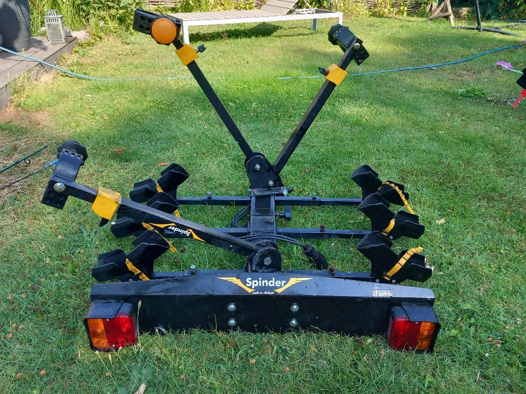 Spinder Hawk fietsendrager, Enlèvement, 3 vélos ou plus, Utilisé, Support d'attelage