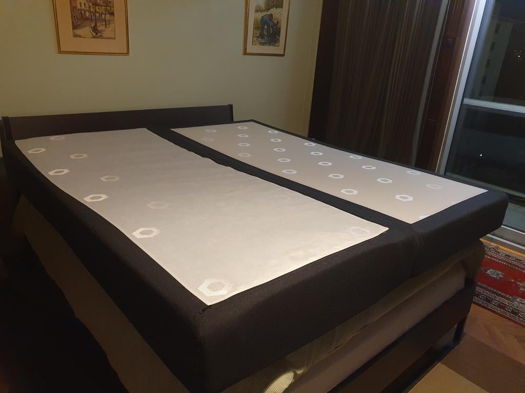 2x Matrassen incl topper, Ophalen, Gebruikt, 90 cm, Zwart