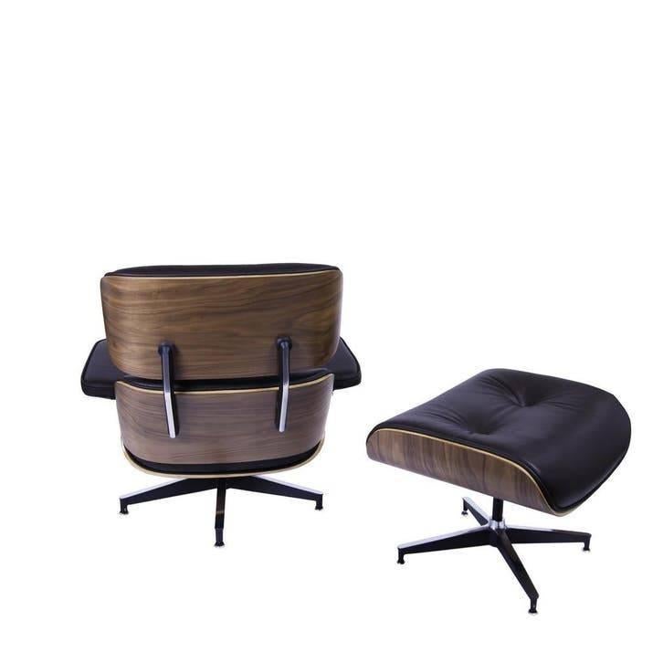 Chaise longue design de luxe avec repose-pieds, Enlèvement ou Envoi