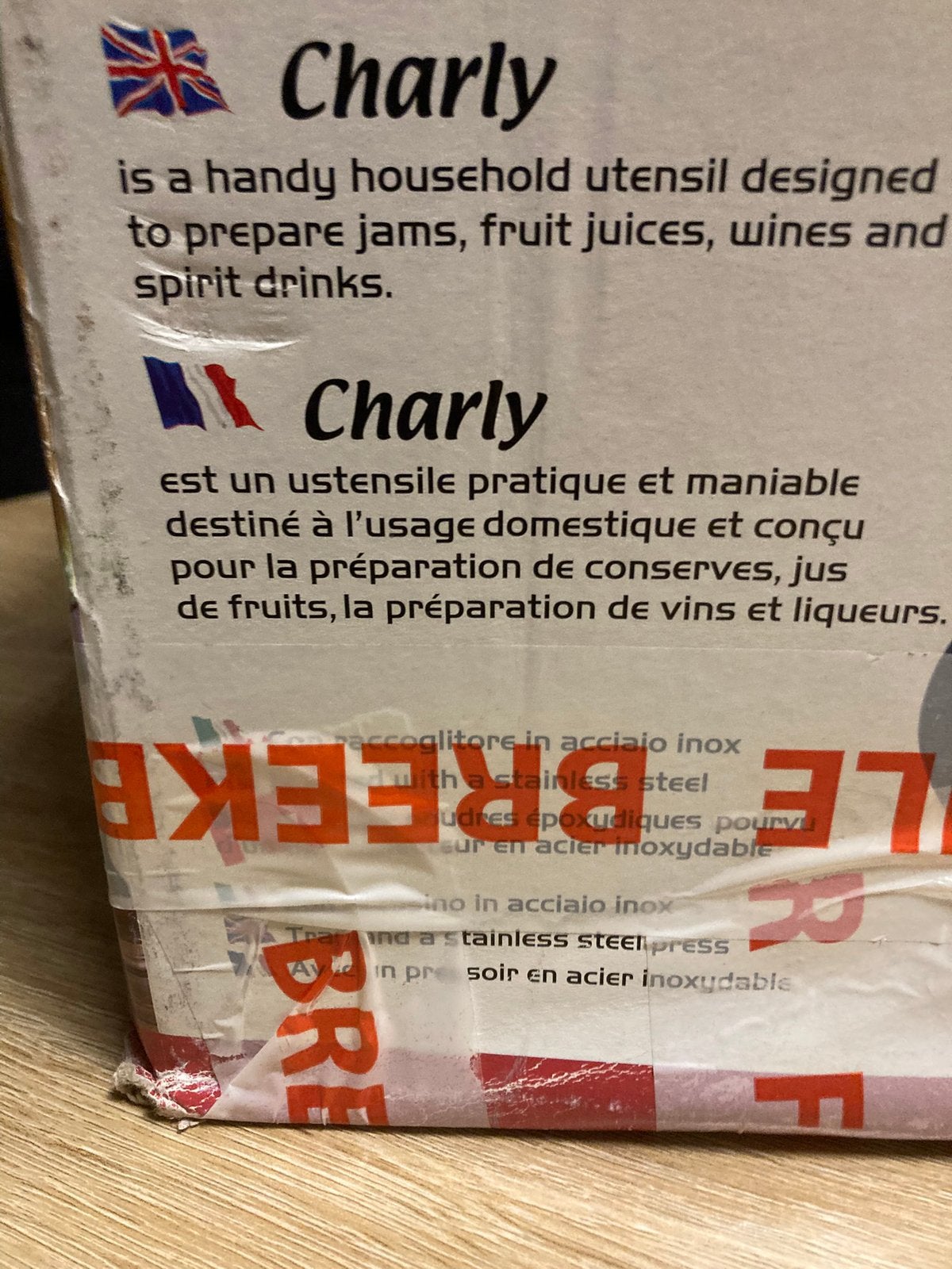Pressoir de fruits, Huis en Inrichting, Keuken | Keukenbenodigdheden, Overige typen, Ophalen, Nieuw