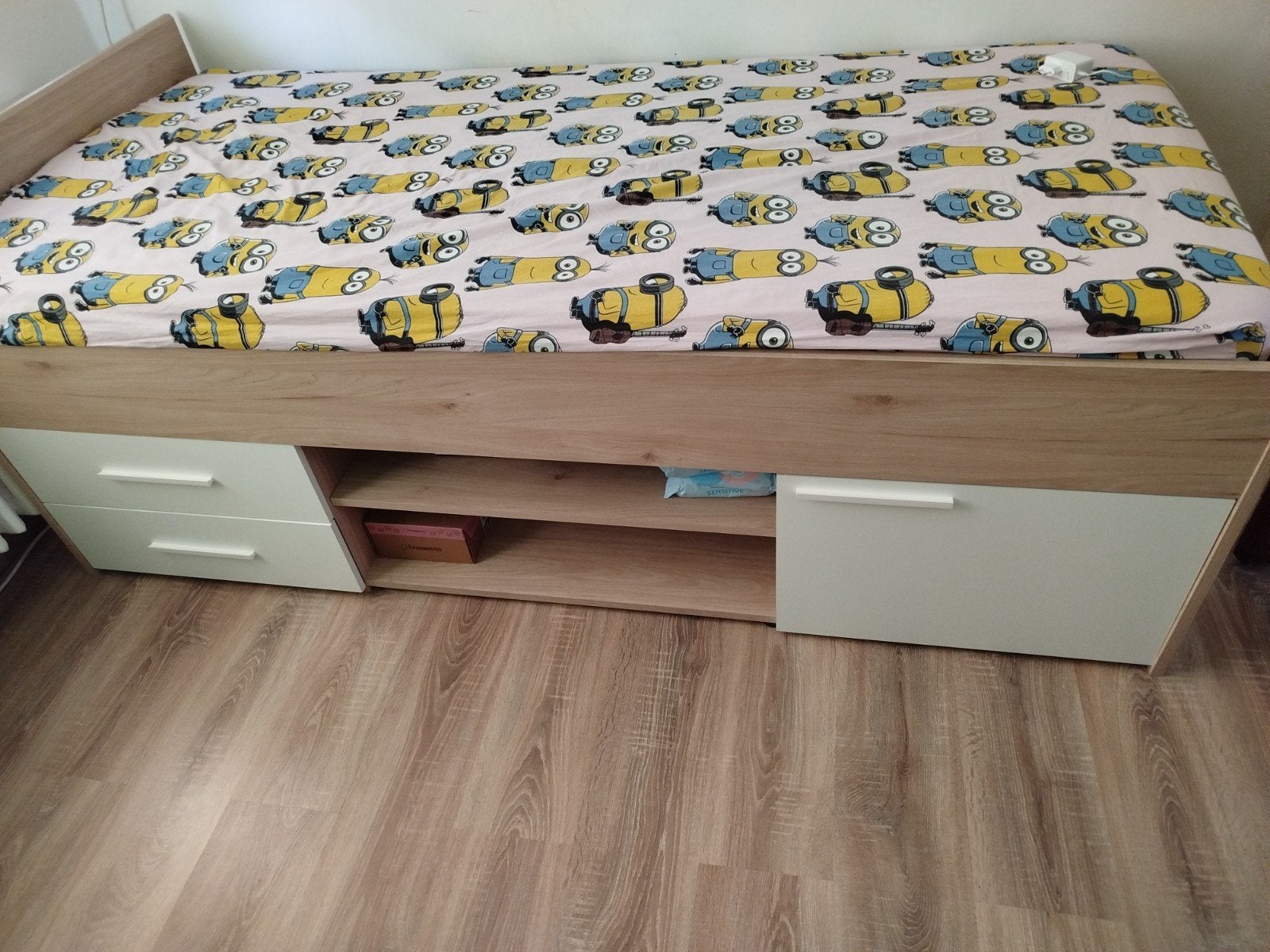 Lit avec sommier 90x200, Maison & Meubles