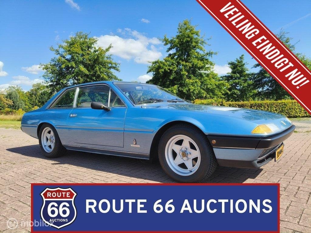 Ferrari 400i Automatic | 1981 | Route 66 Auctions, Auto's, Zwart, Bedrijf, Handgeschakeld, Overige carrosserie