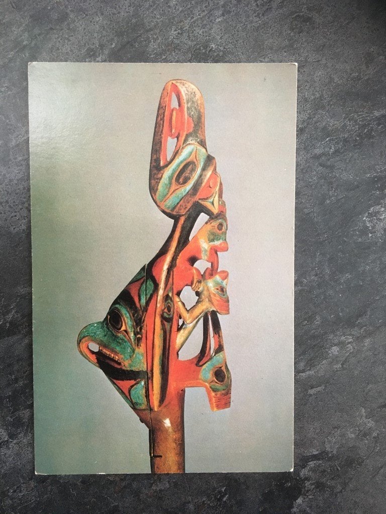 Carte postale Raven Rattle, Antiquités & Art, Art | Dessins & Photographie, Enlèvement ou Envoi
