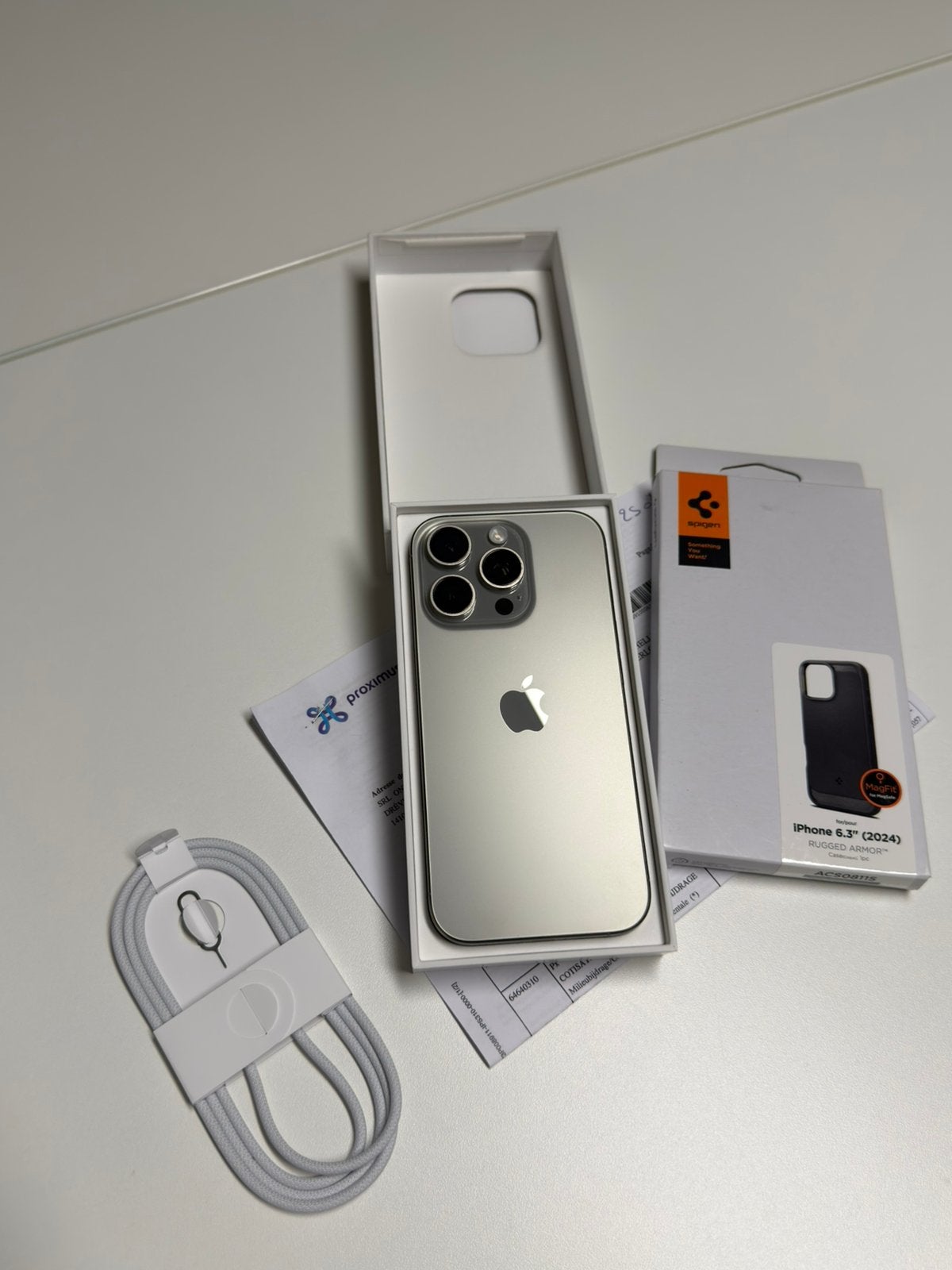 ✅iPhone 16 Pro✅PROCHE DU NEUF✅Facture + Garantie 07/2027✅, IPhone 16 Pro, 128 GB, Gris, Comme neuf