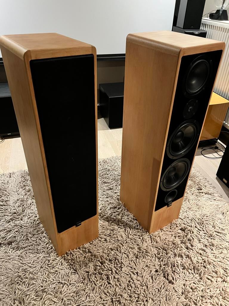 High end canton ergo RC-L, Zo goed als nieuw, 120 watt of meer, Front, Rear of Stereo speakers, Ophalen