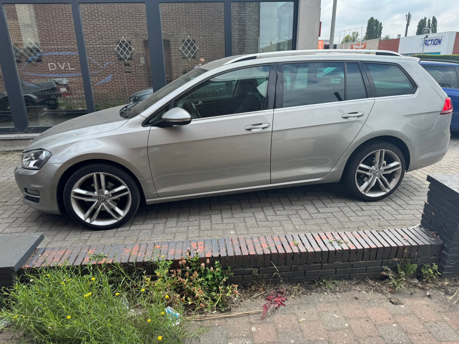 Vw golf 7, Auto's, Euro 5, Zwart, Leder en Stof, 5 deurs
