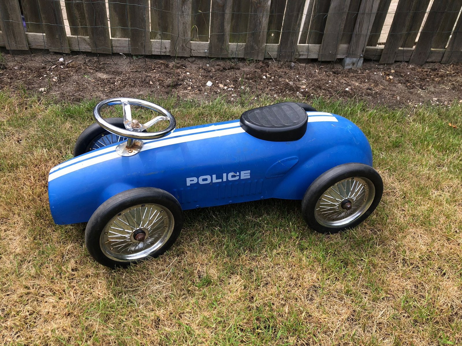 Prachtige Metalen Loopauto – Politie, Ophalen, Zo goed als nieuw